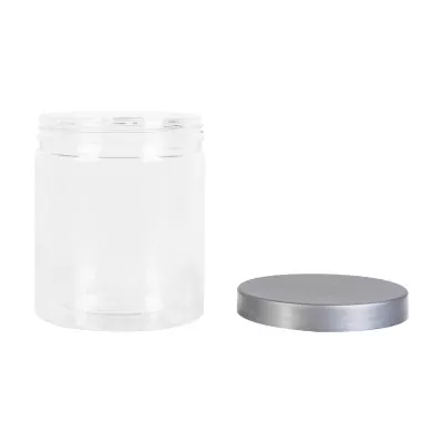 Green pack_กระปุกพลาสติก พร้อมฝา เทา 470 ml-3