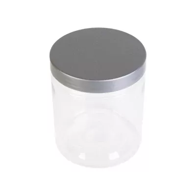 Green pack_กระปุกพลาสติก พร้อมฝา เทา 470 ml-1