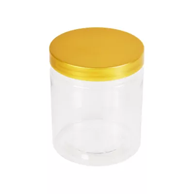 Green pack_กระปุกพลาสติก พร้อมฝา ทอง 470 ml-1