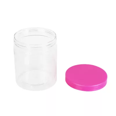 Green pack_กระปุกพลาสติก พร้อมฝา ชมพู 470 ml-3