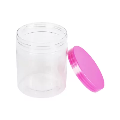 Green pack_กระปุกพลาสติก พร้อมฝา ชมพู 470 ml-2