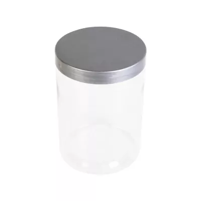 Green pack_กระปุกพลาสติก พร้อมฝา เทา 570 ml-1