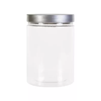 Green pack_กระปุกพลาสติก พร้อมฝา เทา 570 ml-5