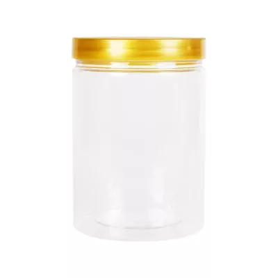 Green pack_กระปุกพลาสติก พร้อมฝา ทอง 570 ml-6