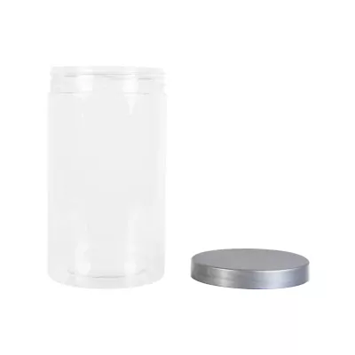 Green pack_กระปุกพลาสติก พร้อมฝา เทา 730 ml-3