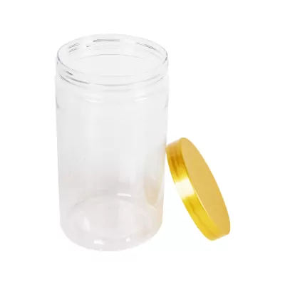Green pack_กระปุกพลาสติก พร้อมฝา ทอง 730 ml-2