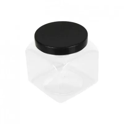 GREENPACK กระปุกพลาสติก-พร้อมฝา-ดำ-380-ml-2