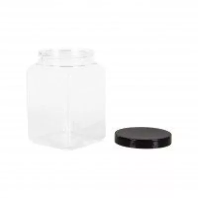 GREENPACK กระปุกพลาสติก-พร้อมฝา-ดำ-480-ml-3
