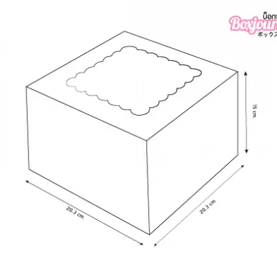 กล่องเค้กทรงสูง-ขนาด-1ปอนด์