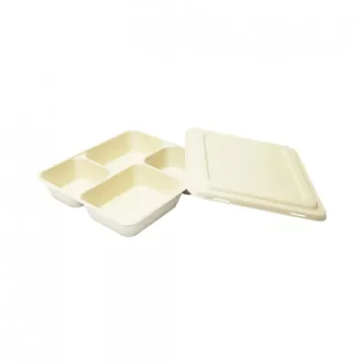 Queen-Packaging_กล่องข้าวเยื่อไผ่สี่เหลี่ยม-4-ช่อง-2-optimized