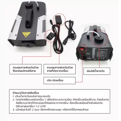 ควัน 1500w