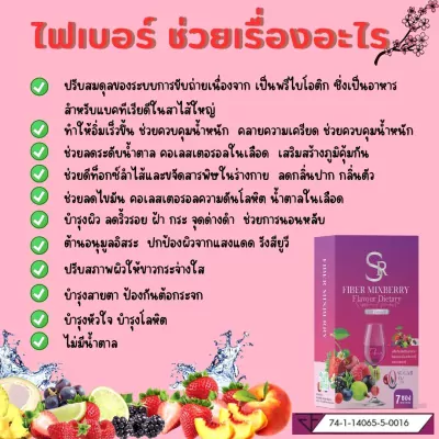 ไฟเบอร์ ช่วยเรื่องอะไร