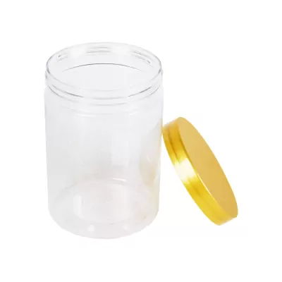 Green pack_กระปุกพลาสติก พร้อมฝา ทอง 570 ml-2