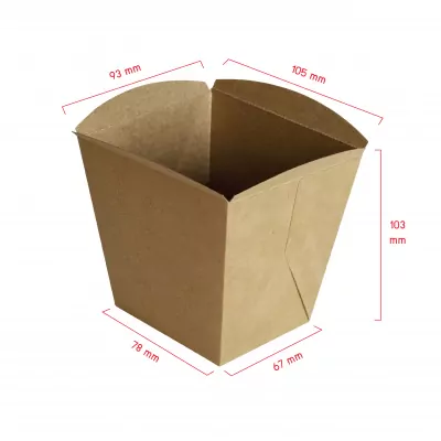 continental [size]_กล่องคราฟ 26 oz (ไม่มีฝา)