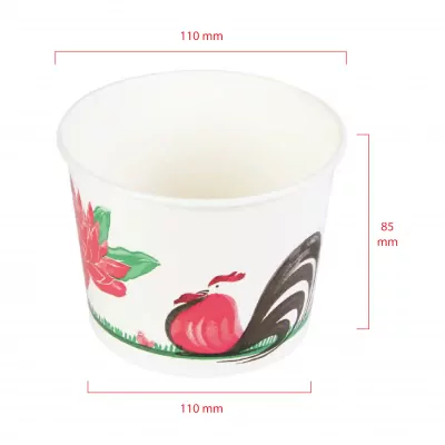 fest [size]_ถ้วยเฟสท์ ช๊อยส์ ลายไก่ 520 ml pl005 1