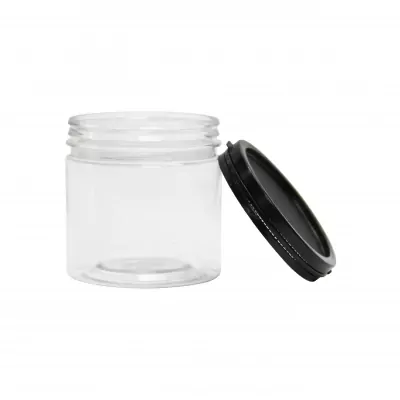 GREENPACK2_กระปุกพลาสติก ฝาฉีก ดำ 200ml -2