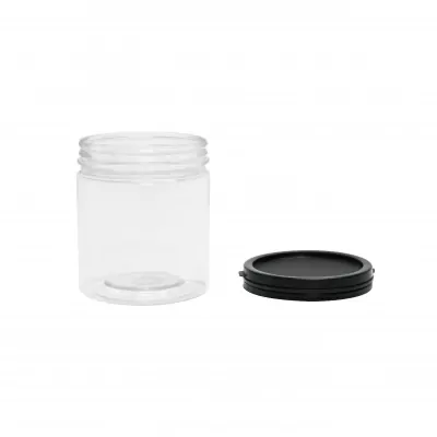 GREENPACK2_กระปุกพลาสติก ฝาฉีก ดำ 250ml -3