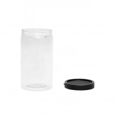 GREENPACK2_กระปุกพลาสติก ฝาฉีก ดำ 570ml -3