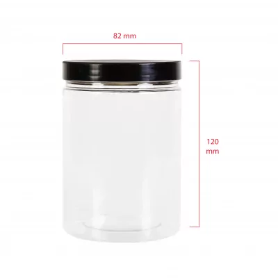 Green pack[size]_กระปุกพลาสติก พร้อมฝา ดำ 570 ml-5 - Copy