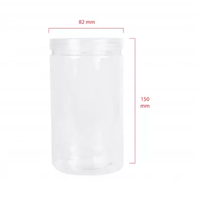 Green pack[size]_กระปุกพลาสติก พร้อมฝา ใส 730 ml-6