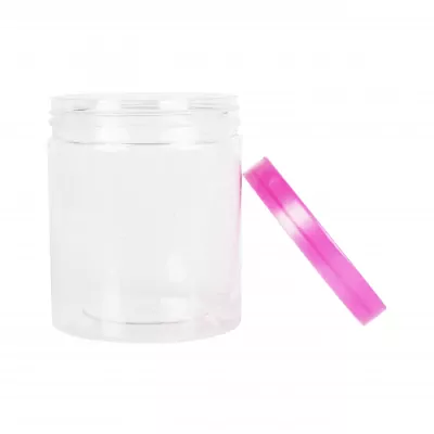Green pack_กระปุกพลาสติก พร้อมฝา ชมพู 470 ml-5