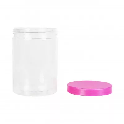 Green pack_กระปุกพลาสติก พร้อมฝา ชมพู 570 ml-4