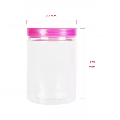 Green pack[size]_กระปุกพลาสติก พร้อมฝา ชมพู 570 ml-6