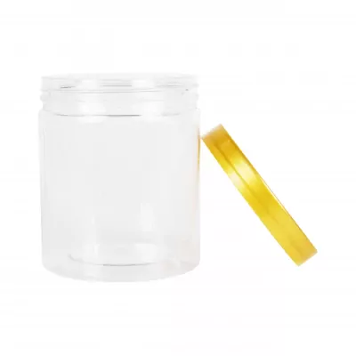 Green pack_กระปุกพลาสติก พร้อมฝา ทอง 470 ml-5