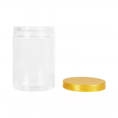 Green pack_กระปุกพลาสติก พร้อมฝา ทอง 570 ml-4