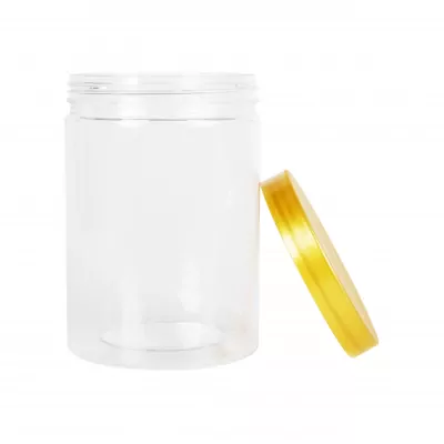 Green pack_กระปุกพลาสติก พร้อมฝา ทอง 570 ml-5