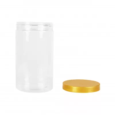 Green pack_กระปุกพลาสติก พร้อมฝา ทอง 730 ml-4
