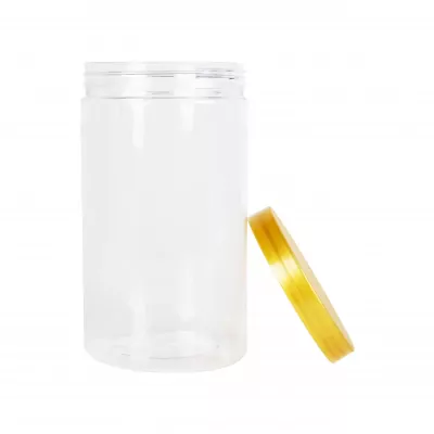 Green pack_กระปุกพลาสติก พร้อมฝา ทอง 730 ml-5