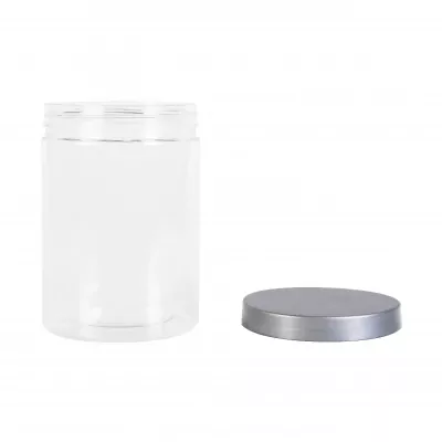 Green pack_กระปุกพลาสติก พร้อมฝา เทา 570 ml-3