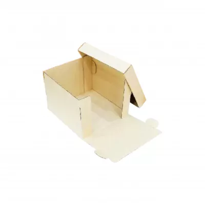 01 Boxjourney_กล่องเค้กครึ่งปอนด์ ลูกฟูก 16x16x12 ซม.-2