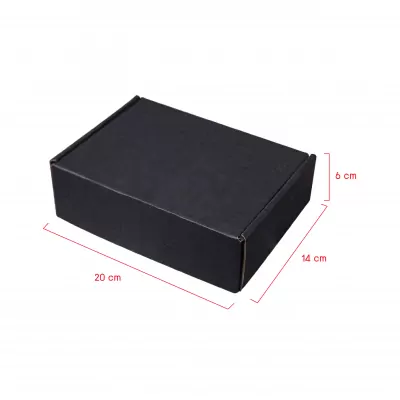 01 Boxjourney [size]_กล่องลูกฟูก ดำ โอนิกซ์ 14x20x6 ซม.-1