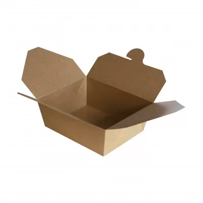 continental_กล่องคราฟ 40 oz (ทรงแบน)