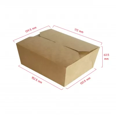 continental [size]_กล่องคราฟ 40 oz (ทรงแบน) 1