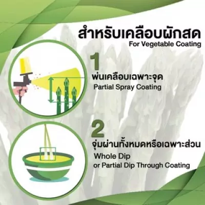 ED002I-002 สารเคลือบแนทเชอแรน 1 ลิตร  (สูตรสำหรับผักสด) เขียว 3
